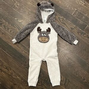 Super Cute! “Koala Kids” Winter Moose Onesie! Size 18-24 Months!